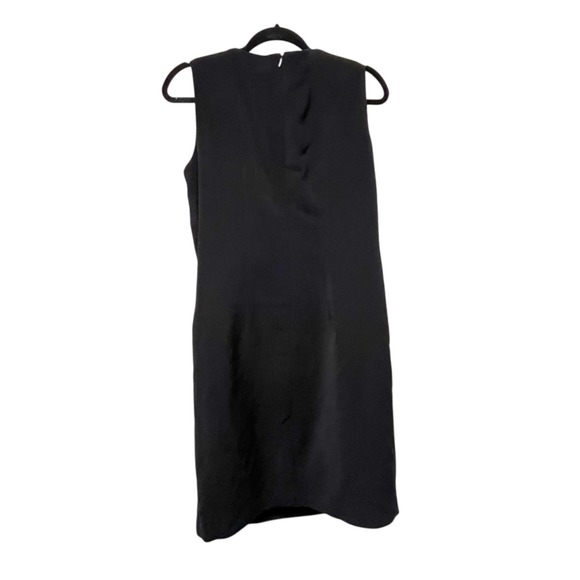 Vintage Michele Black Shift Dress Body Con‎ Size 12 Librarian Acadamia Preppy - Picture 2 of 5